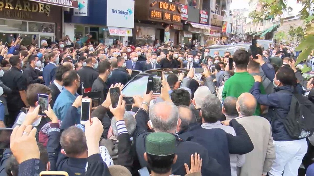 Eyüpsultan’da Cumhurbaşkanı Erdoğan’a vatandaşların yoğun ilgisi #2