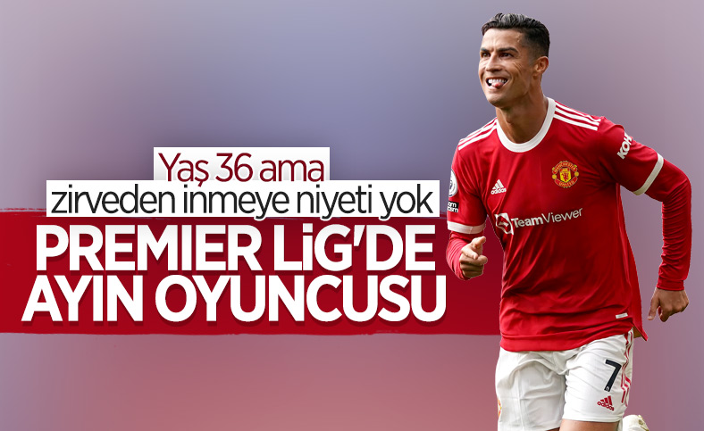 Cristiano Ronaldo ayın futbolcusu seçildi
