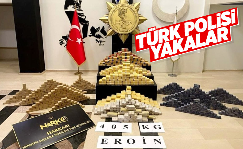 Van ve Hakkari'de 405 kilo eroin ele geçirildi