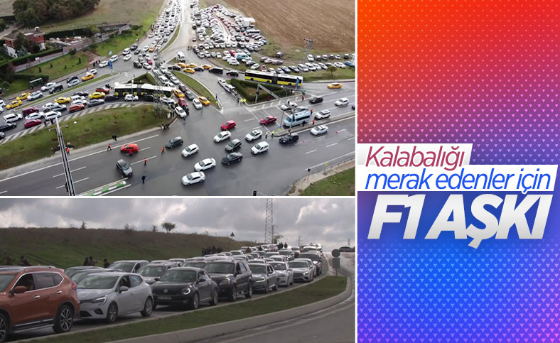 İstanbul'daki Formula 1 organizasyonu trafik yoğunluğuna neden oldu