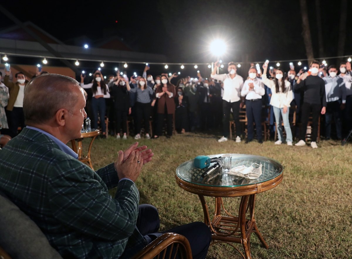 Cumhurbaşkanı Erdoğan, Adana da gençlerle buluştu #5