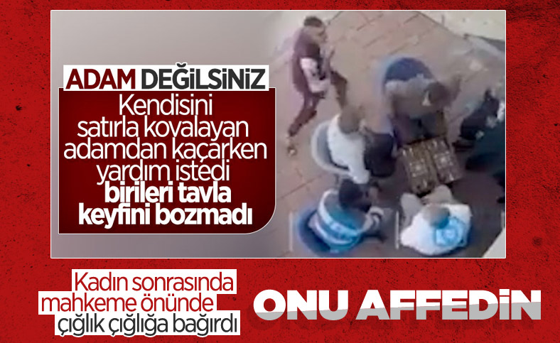 Hatay'da kendisine satırla saldıran sevgilisi için gözyaşı döktü