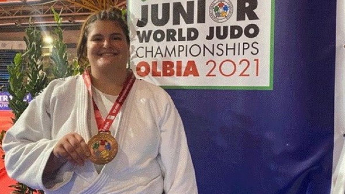 Milli judocu Hilal Öztürk dünya üçüncüsü