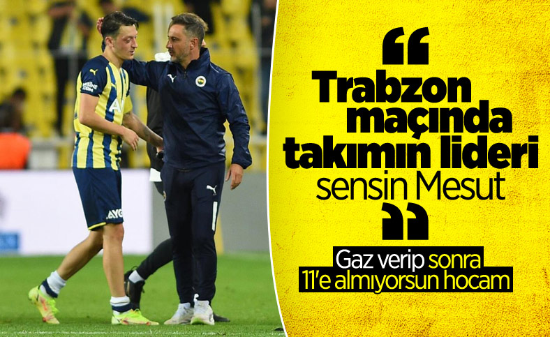Pereira'dan Mesut Özil'e özel görev