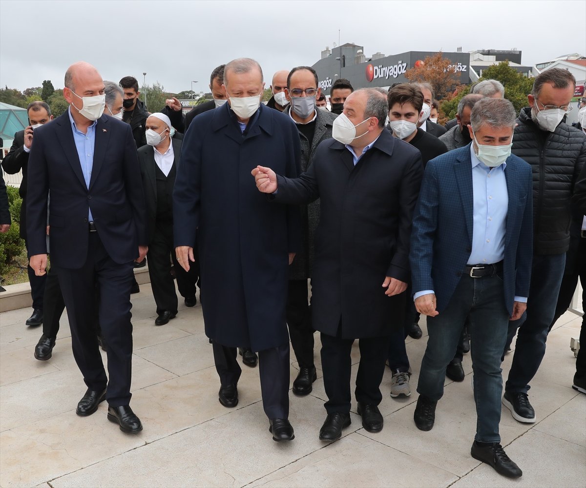 Cumhurbaşkanı Erdoğan Hacı Ahmet Gür ün cenaze namazına katıldı  #3