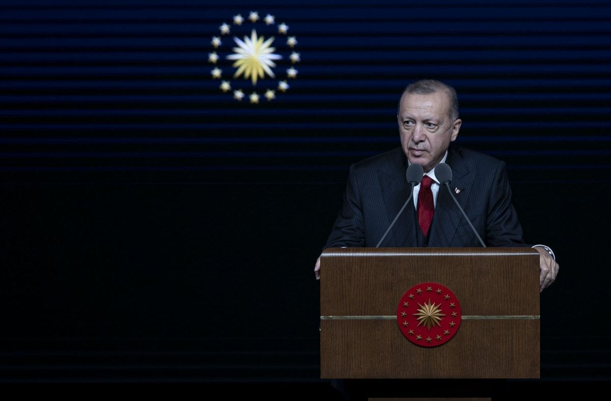 Cumhurbaşkanı Erdoğan, Beştepe deki açılış töreninde #1