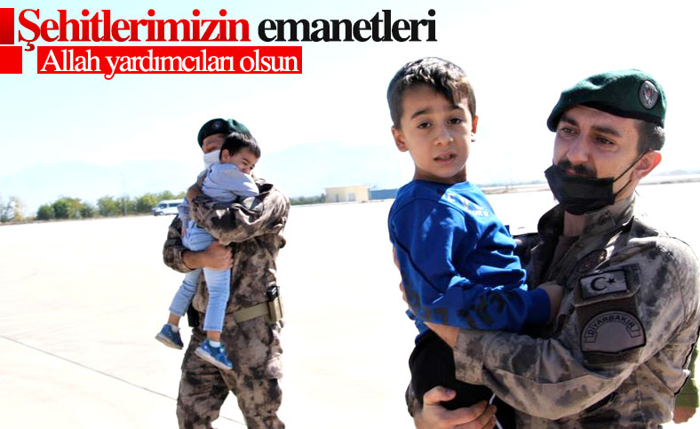 Fırat Kalkanı bölgesinde şehit düşen iki polis için tören düzenlendi