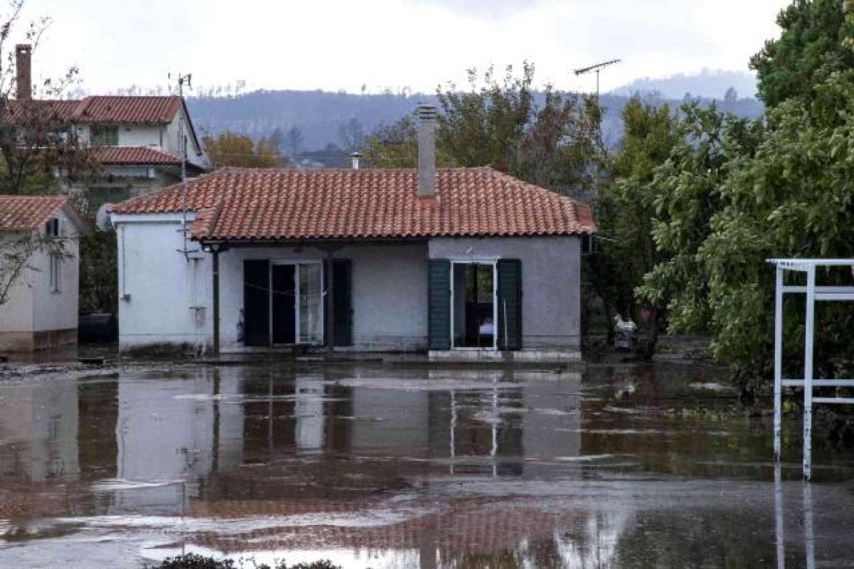 Yunanistan ın Eğriboz Adası nda sel felaketi #8