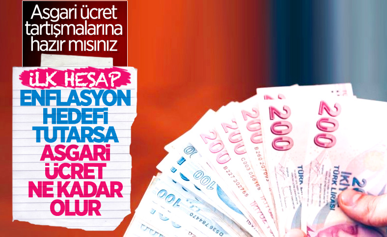 Enflasyon hedefine göre 2022 asgari ücret zammı