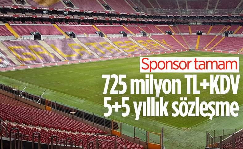 Galatasaray, stat sponsorunu açıkladı