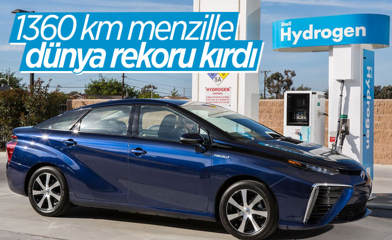 Hidrojenle çalışan Toyota Mirai, 1360 km menzille dünya rekoru kırdı