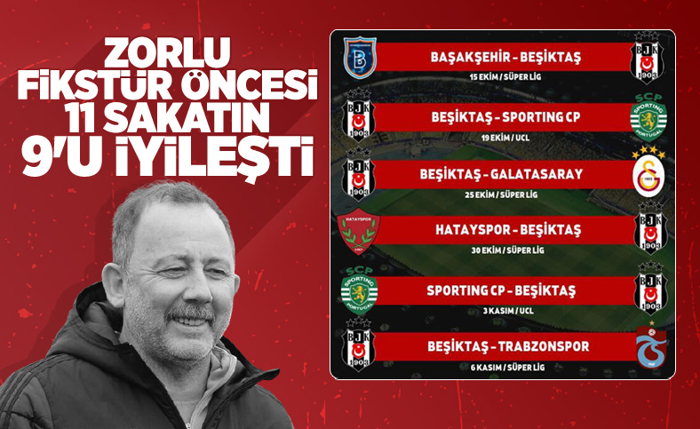 Beşiktaş'ta sakatların son durumu