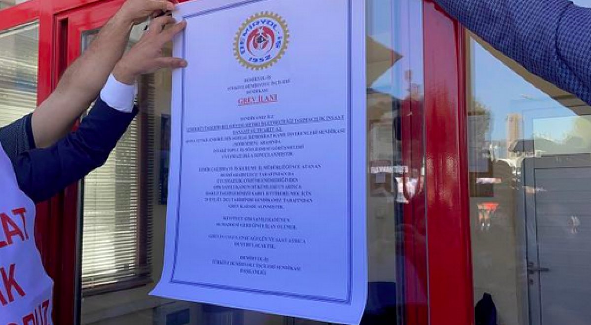 İzmir de metro ve tramvay işçileri grev kararı astı #3