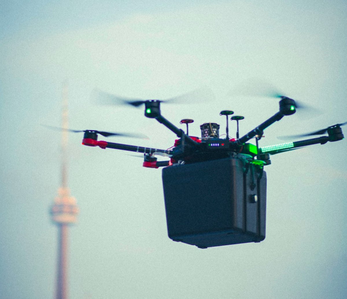 Kanada da hastaya nakledilecek akciğer ilk kez drone ile taşındı #4