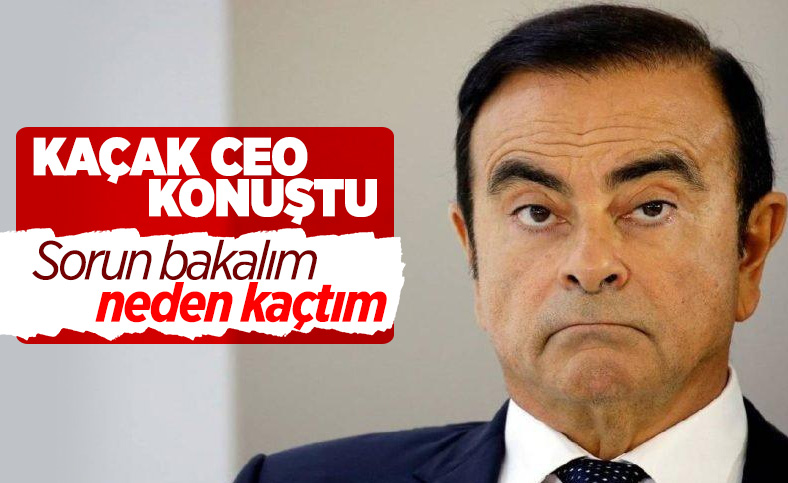 Kaçak eski Nissan CEO'su Carlos Ghosn, neden kaçtığını anlattı