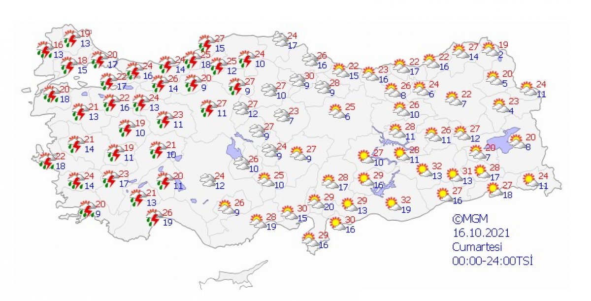 Meteoroloji den İzmir için sağanak yağış uyarısı #5
