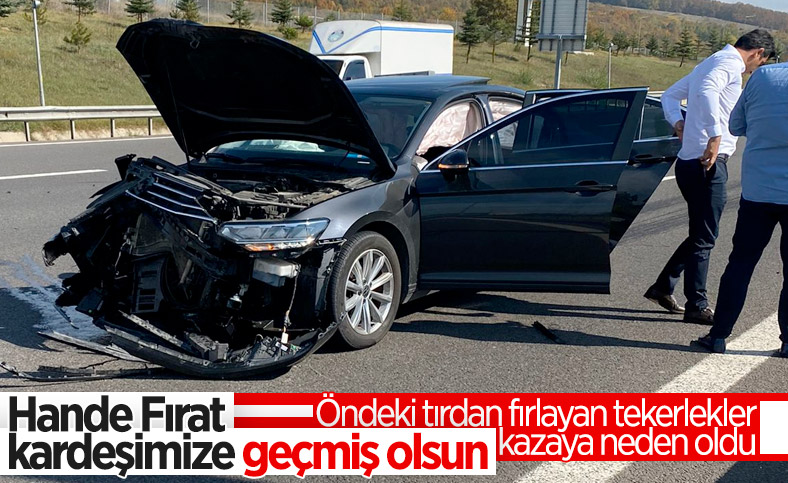 Hande Fırat kaza geçirdi