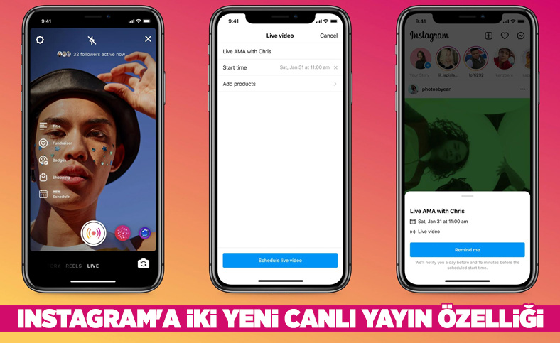 Instagram canlı yayınlarına 2 yeni özellik geliyor