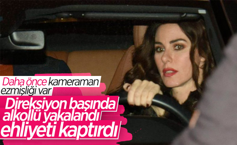 Alkollü araç kullanan Defne Samyeli, ehliyetini kaptırdı