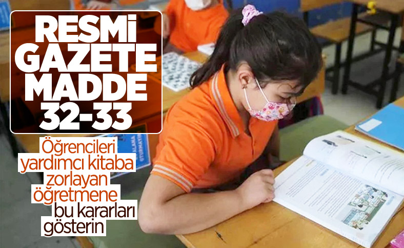 Öğrencilere ‘yardımcı kitap aldırılamaz’ kararı Resmi Gazete’de