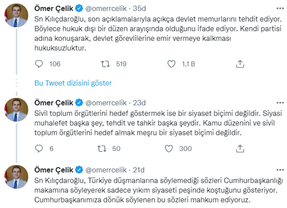 Kemal Kılıçdaroğlu nun açıklamasına AK Parti den peş peşe tepkiler #4