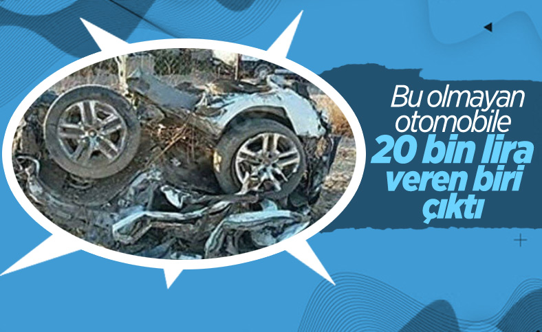 42 bin TL'den ilana çıkan hasarlı araç alıcı buldu