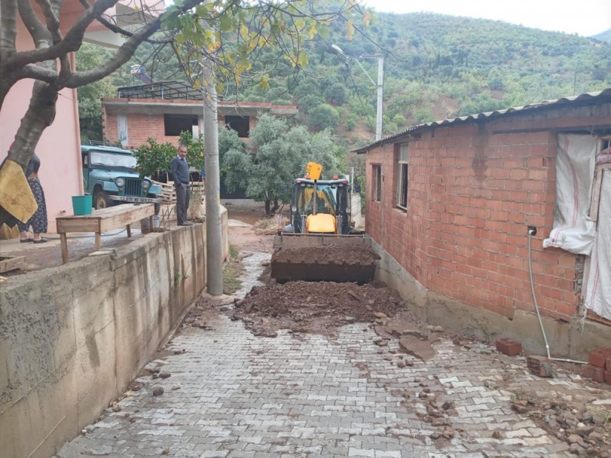Aydın da afetten etkilenen bölgelere acil müdahale yapıldı  #2
