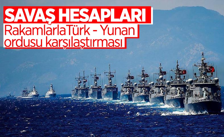 Türkiye ve Yunanistan'ın askeri güçleri