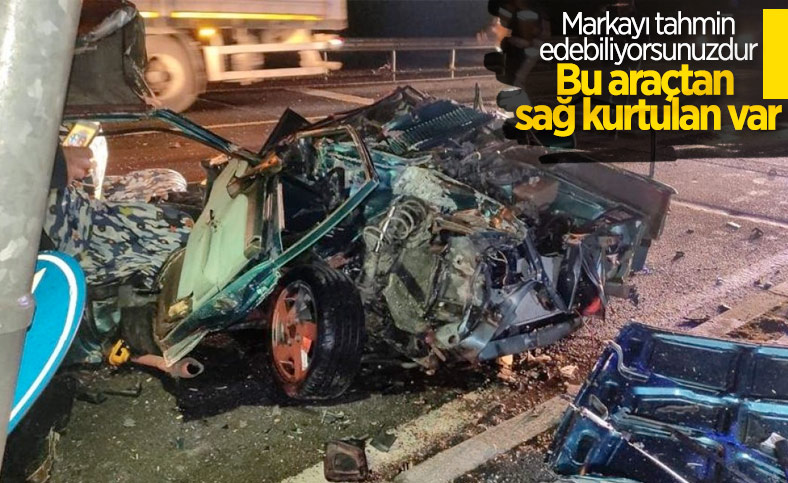 Aydın'da sebze yüklü kamyon, karşıdan gelen aracı hurdaya çevirdi