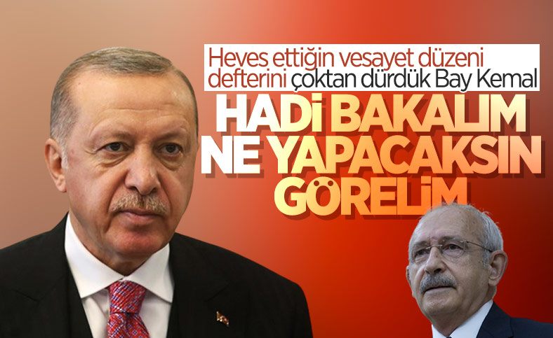 Cumhurbaşkanı Erdoğan'dan Kılıçdaroğlu'nun bürokratlara çağrısına cevap