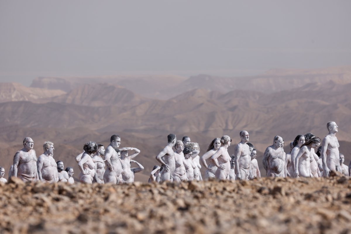 Spencer Tunick Мертвое море