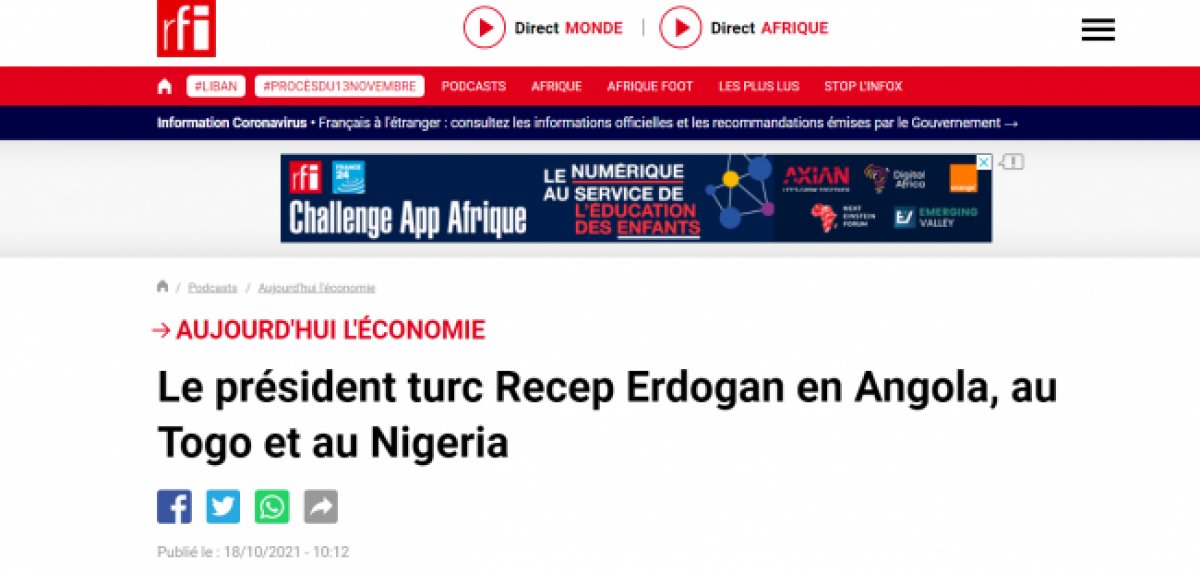 Fransa nın gündemi Cumhurbaşkanı Erdoğan ın Afrika turu #3