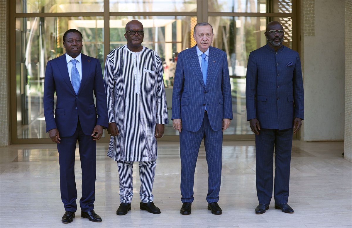 Cumhurbaşkanı Erdoğan, üç Afrika lideriyle bir araya geldi #3