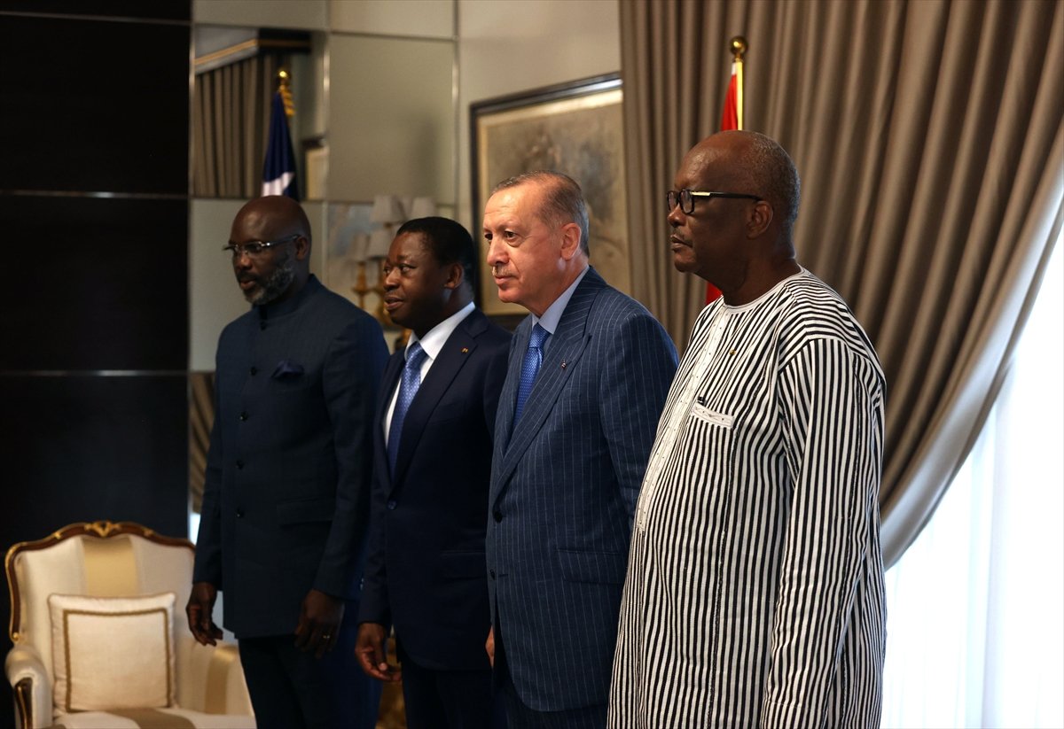 Cumhurbaşkanı Erdoğan, üç Afrika lideriyle bir araya geldi #2