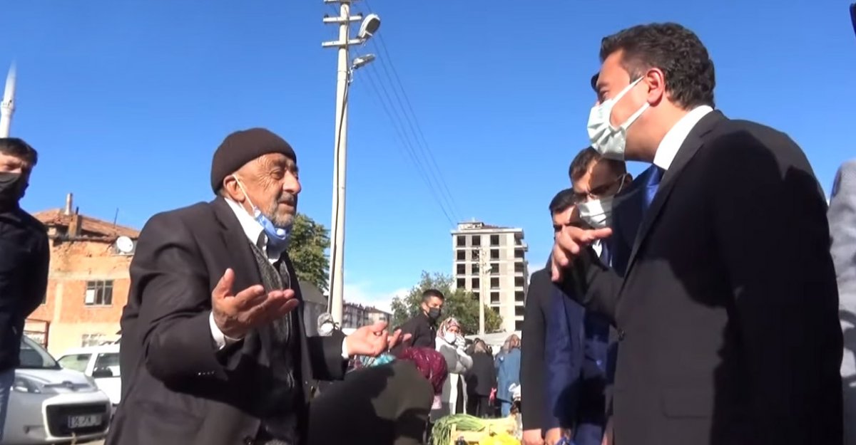 Ali Babacan, Ankara da vatandaşların tepkisiyle karşılaştı #1