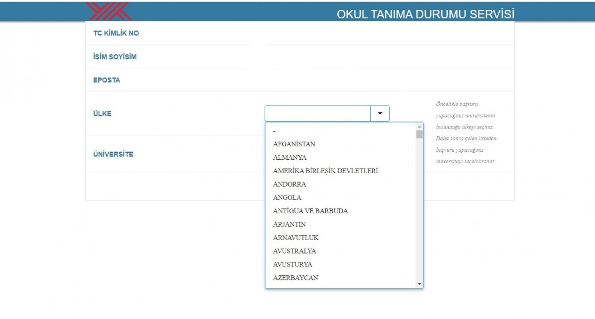 Yok Un Denklik Verdigi Universiteleri Sorgulama Ve Dogrulama