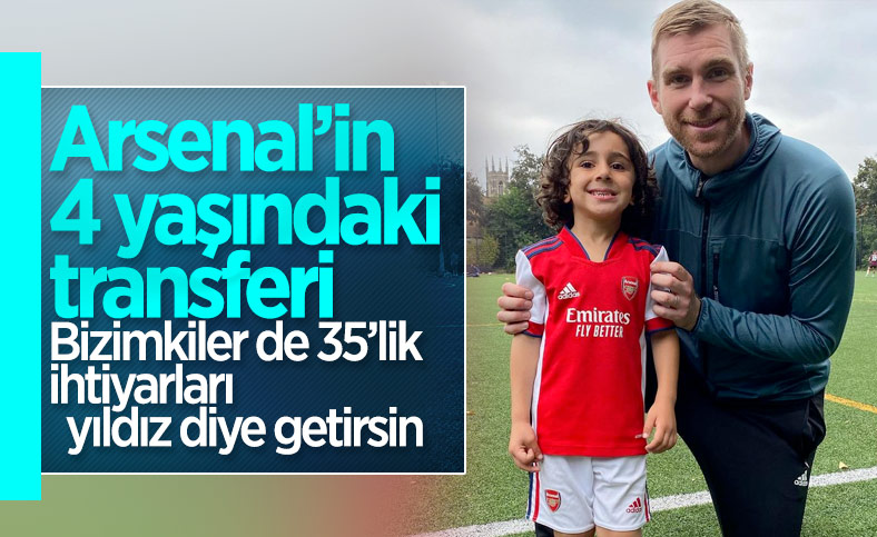 Arsenal 4 yaşındaki futbolcuyu transfer etti