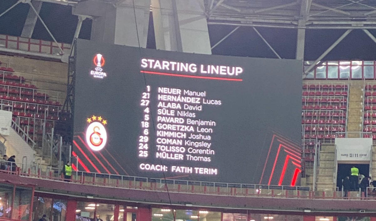 Galatasaray ın kadrosu Bayern le karıştı #1