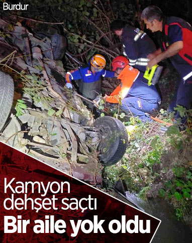 Burdur'daki kamyonun dehşet saçtığı kazada ölü sayısı 5'e çıktı 