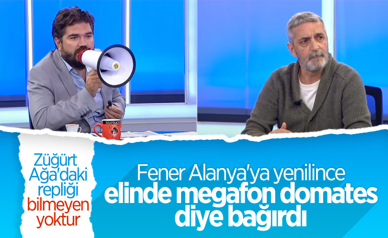 Rasim Ozan Kütahyalı canlı yayına megafonla çıktı