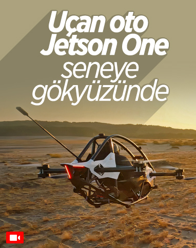 İsveçli Jetson Aero'nun uçan otomobilleri gelecek gökyüzünde olacak