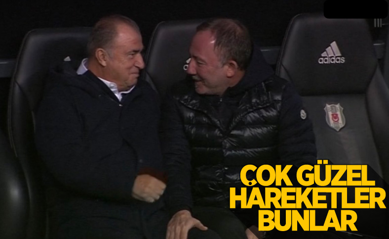 Sergen Yalçın ve Fatih Terim'den samimi görüntü
