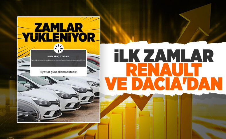Renault ve Dacia modellerine kur zammı geldi