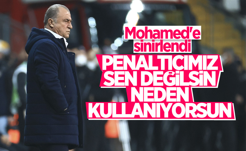 Fatih Terim'den Mostafa Mohamed'e penaltı sitemi