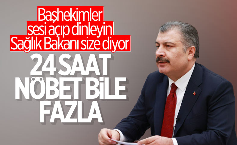 Fahrettin Koca: Doktor Rümeysa'nın 36 saat çalıştığı doğru değildir