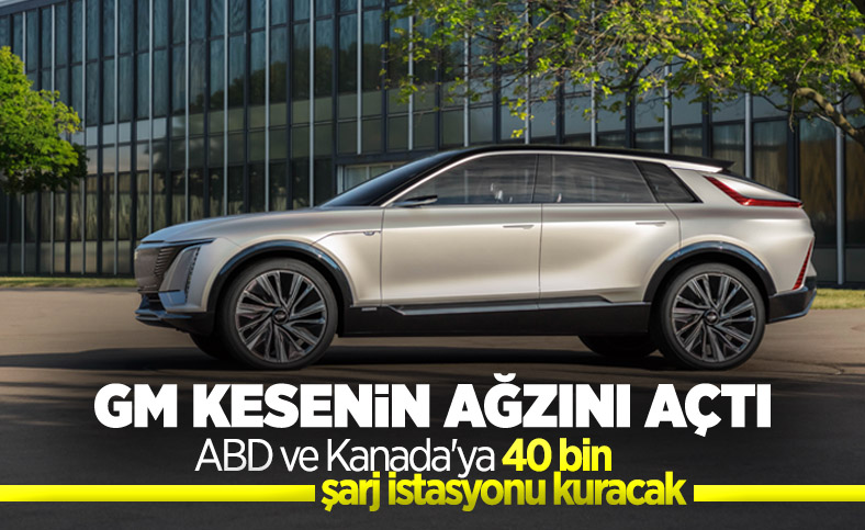 GM'den ABD ve Kanada'ya 40 bin şarj istasyonu