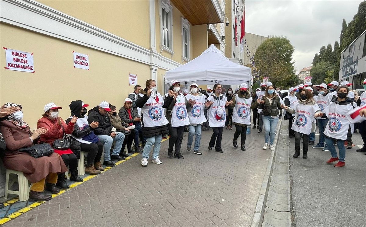 Bakırköy Belediyesi işçilerinin grevi sürüyor #3