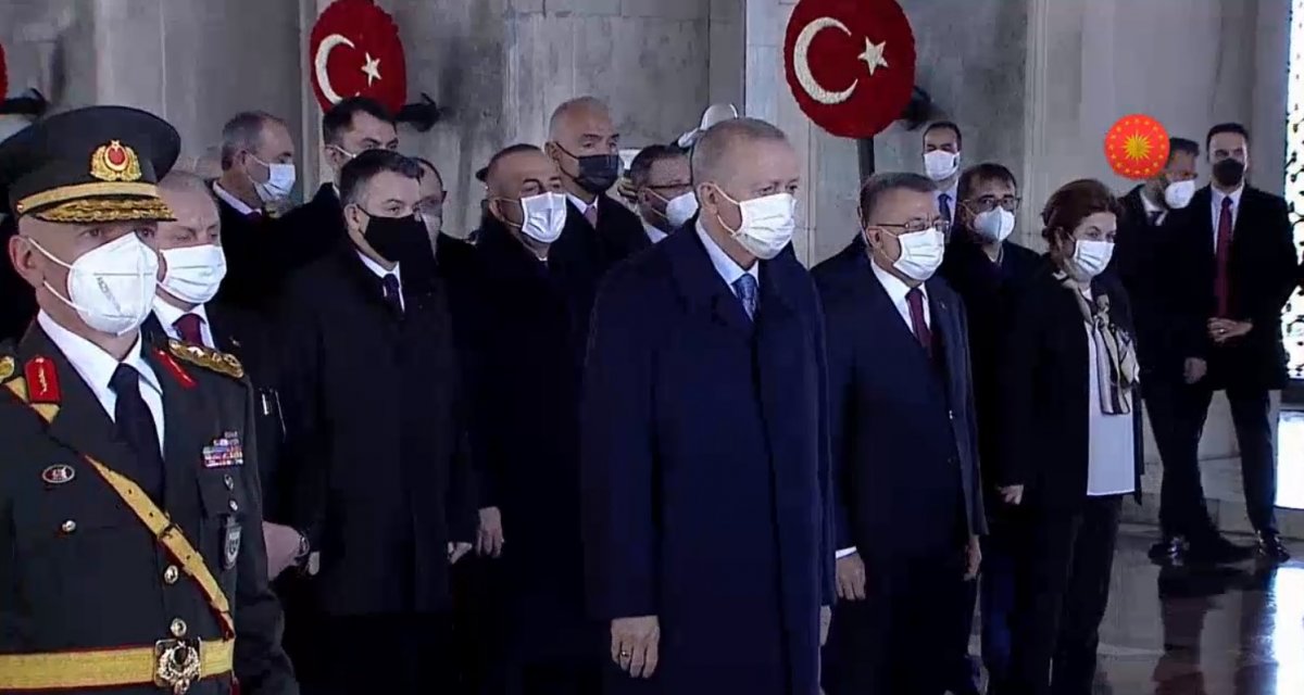 Cumhurbaşkanı Erdoğan ve devlet erkanı Anıtkabir de  #9