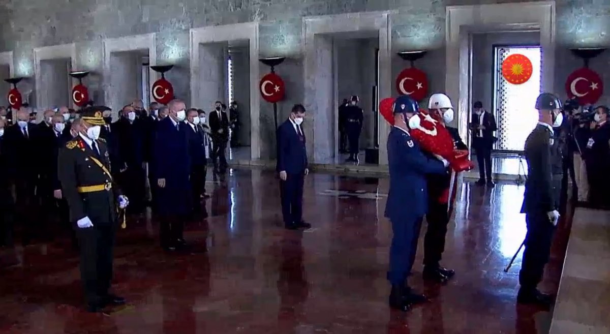 Cumhurbaşkanı Erdoğan ve devlet erkanı Anıtkabir de  #8