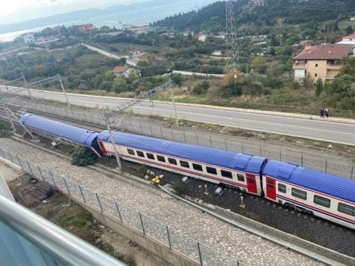 Kocaeli de tren kazası: Soruşturma başlatıldı #1
